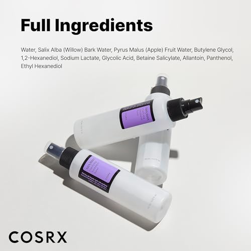 Buy now COSRX AHA/BHA Treatment Toner 5.07 fl.oz/ 150ml, Facial Exfoliating Spray for Whiteheads, Pores, & Uneven Skin, Korean Toner, Not Tested on Animals, Korean Skin Care at indiglob india