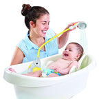 Buy now Yookidoo Baby Bath Shower Head - Elephant Water Pump and Trunk Spout Sprayer and Rinser-Control Water Flow from 2 Knobs Baby Bath Time Essentials for Newborn Babies in Tub Or Sink (Yellow) at indiglob india