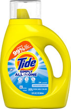 Buy now Tide Simply All-In-One Liquid Laundry Detergent, Refreshing Breeze Scent, 6 Loads, 10 fl oz at indiglob india