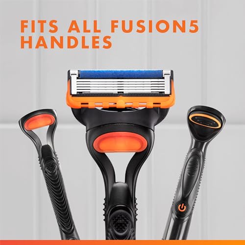 Buy now Gillette Fusion5 Razor Refills for Men, 8 Razor Blade Refills at indiglob india