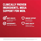 Buy now GNC Mega Men Multivitamin Caplets, Clinically Proven to Feel Better, Immune Support, Energy Support, Antioxidants, B Vitamins, Vitamin D-3, Timed Release, 90 Count, 45 Day Supply at indiglob india