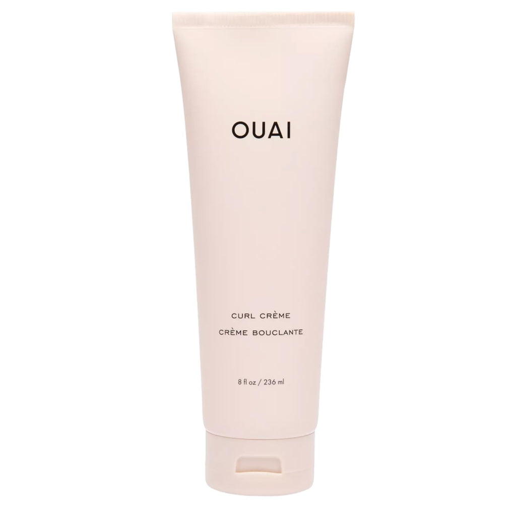 OUAI Curl Defining Cream - Hydrating Curl Cream (8 Oz) | With Chia & Linseed Oil, Enhances Definition, Hydration & Shine, Tames Frizz, Silicone-Free, Curly Hair Products