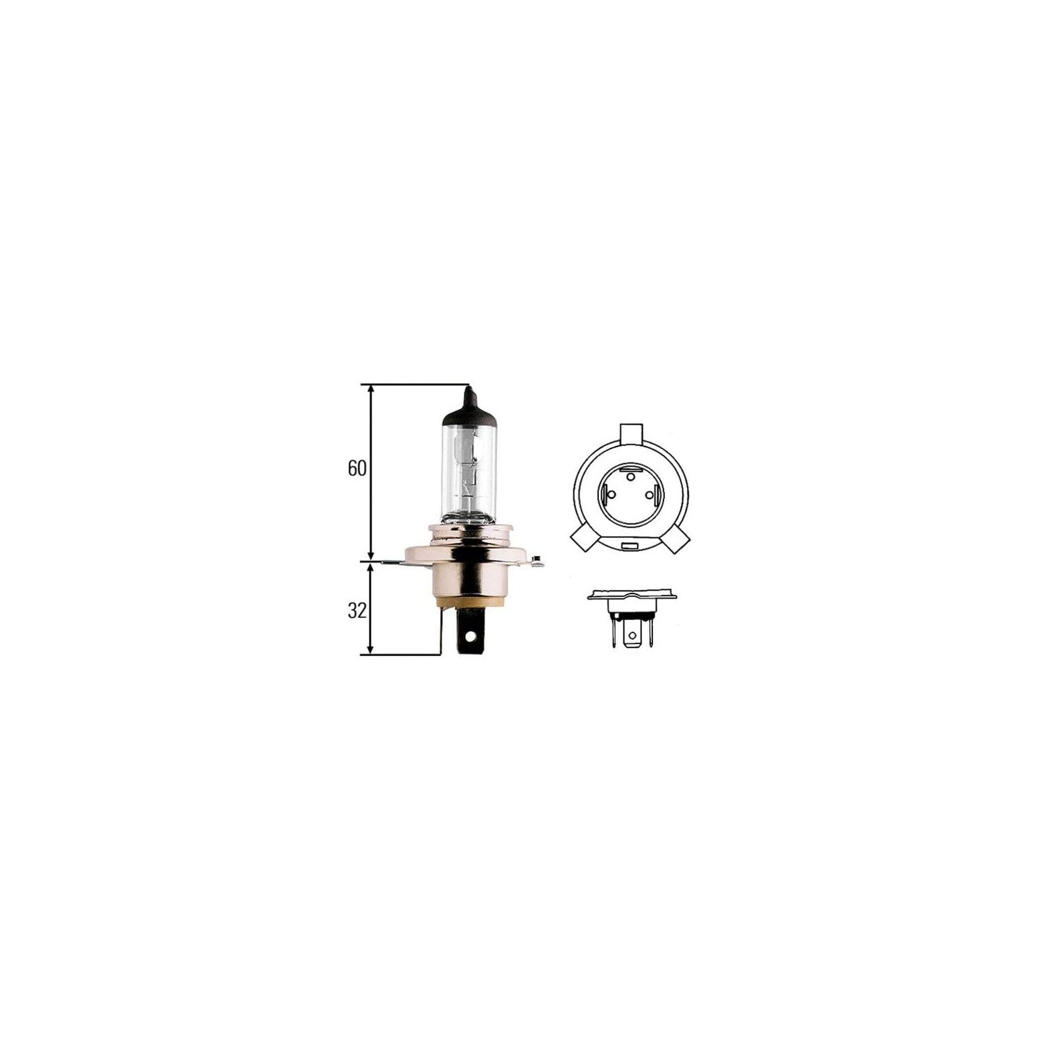 Buy now Hella H4 100/80W High Wattage Bulb, 12V at indiglob india
