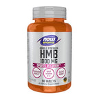 Buy now NOW Foods Sports Nutrition, HMB (?-Hydroxy ?-Methylbutyrate), Double Strength 1,000 mg, 90 Tablets at indiglob india