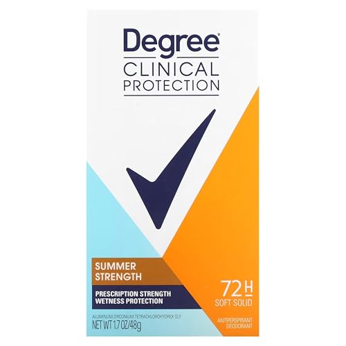 Buy now Degree Clinical Protection Anti-Perspirant & Deodorant, Summer Strength 1.7 oz ( Pack of 4) at indiglob india