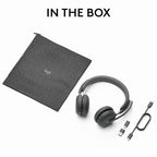 Buy now Logitech Zone 950 Premium Noise Canceling Headset with Hybrid ANC, Bluetooth, USB-C, USB-A, Certified for Zoom, Google Meet, Google Voice, and Fast Pair - Graphite at indiglob india