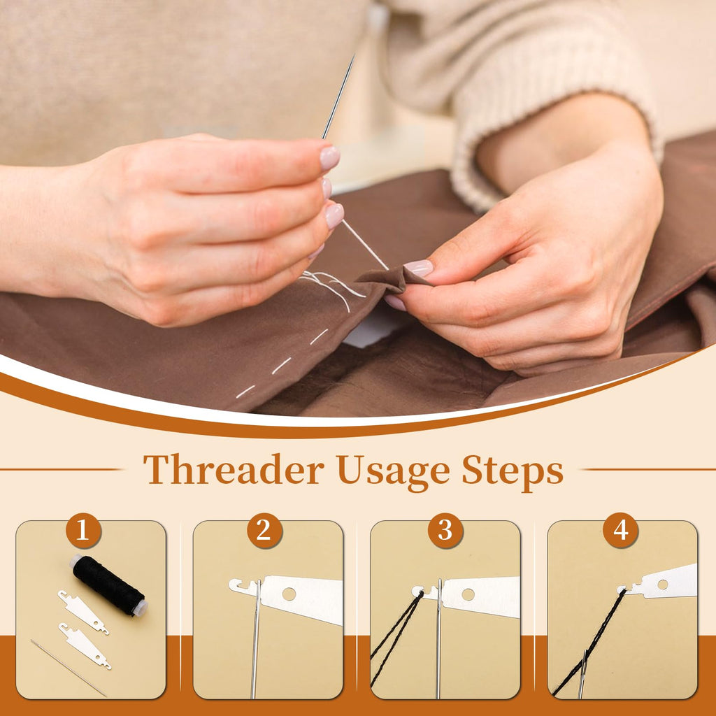 Experience precision with the Big Eye Steel Sewing Needles Kit, specially curated by Curat Cart for your sewing needs.