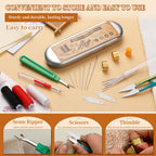 Discover the Big Eye Steel Sewing Needles Kit, perfect for all your sewing needs. Conveniently stores and lasts longer. Available at Curat Cart.