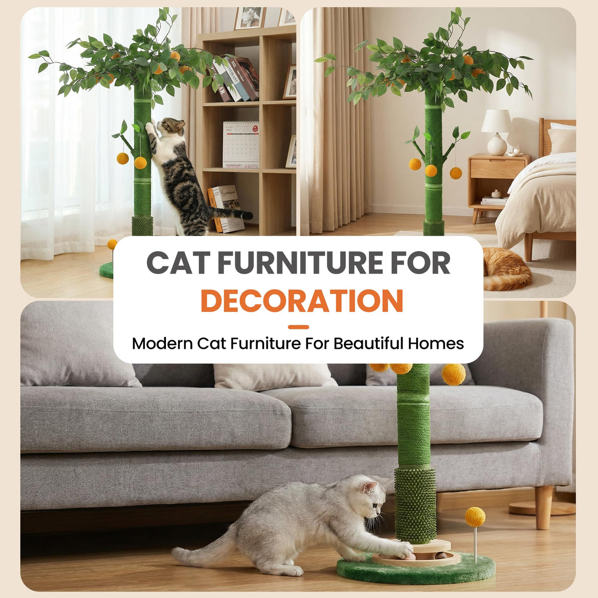 Discover the premium imported Extra Tall Cat Scratching Post, perfect for stylish homes. Available at Curat Cart.