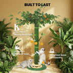 Discover the Extra Tall Cat Scratching Post at Curat Cart, designed for stability with premium natural sisal. 100% Authentic, available in India.