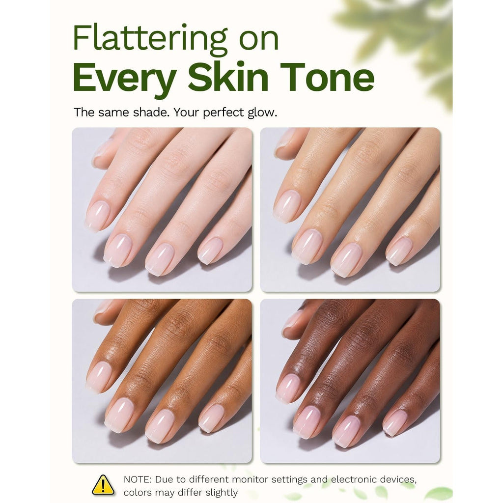 Makartt Milky Pink Gel Nail Polish in 15ML. Perfect for any skin tone. Available for online order in India.
