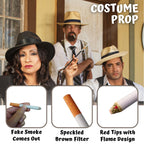Discover premium imported 4E's Novelty Cigarette Holders, featuring speckled brown filters and red tips. Available at Curat Cart.