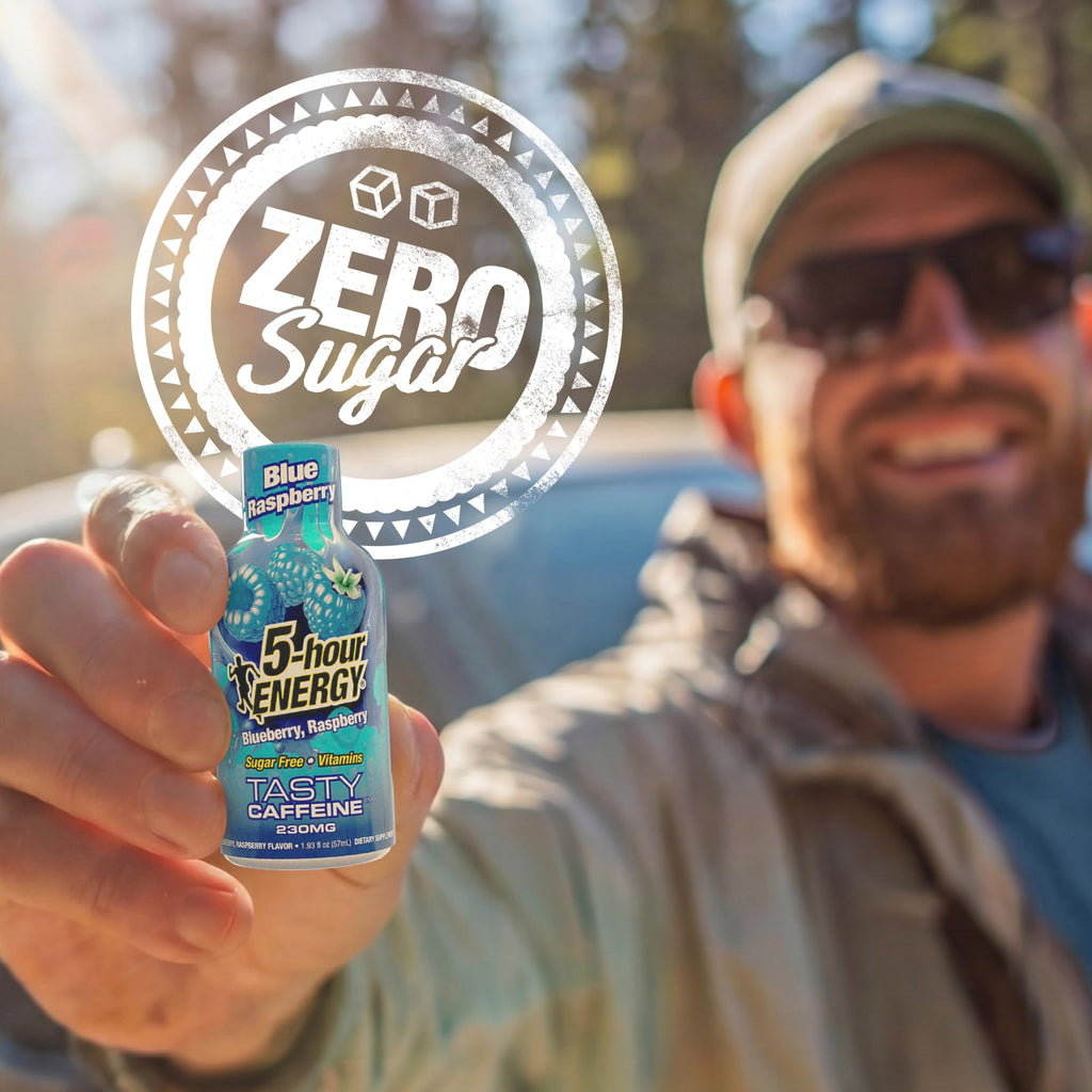 Experience the refreshing Blue Raspberry flavor in the high-quality 5-hour ENERGY shot, now available at Curat Cart. Zero sugar included.