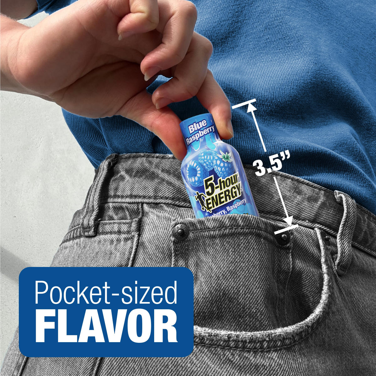 Boost your energy with 5-hour ENERGY Blue Raspberry Energy Shot, perfect for daily use. Available at Curat Cart.