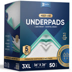 Premium imported Disposable Bed Pads, super absorbent and hospital grade, available at Curat Cart. Maximum protection for your needs.