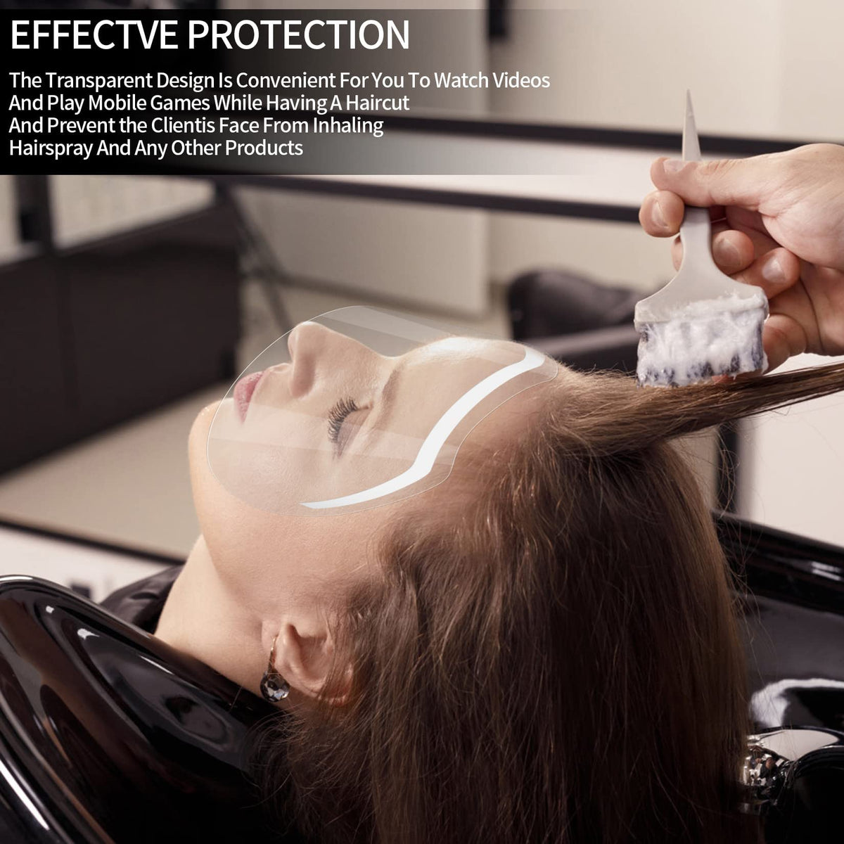 Shower face eye shields provide effective protection during hair treatments. Perfect for daily use. Available at Curat Cart.
