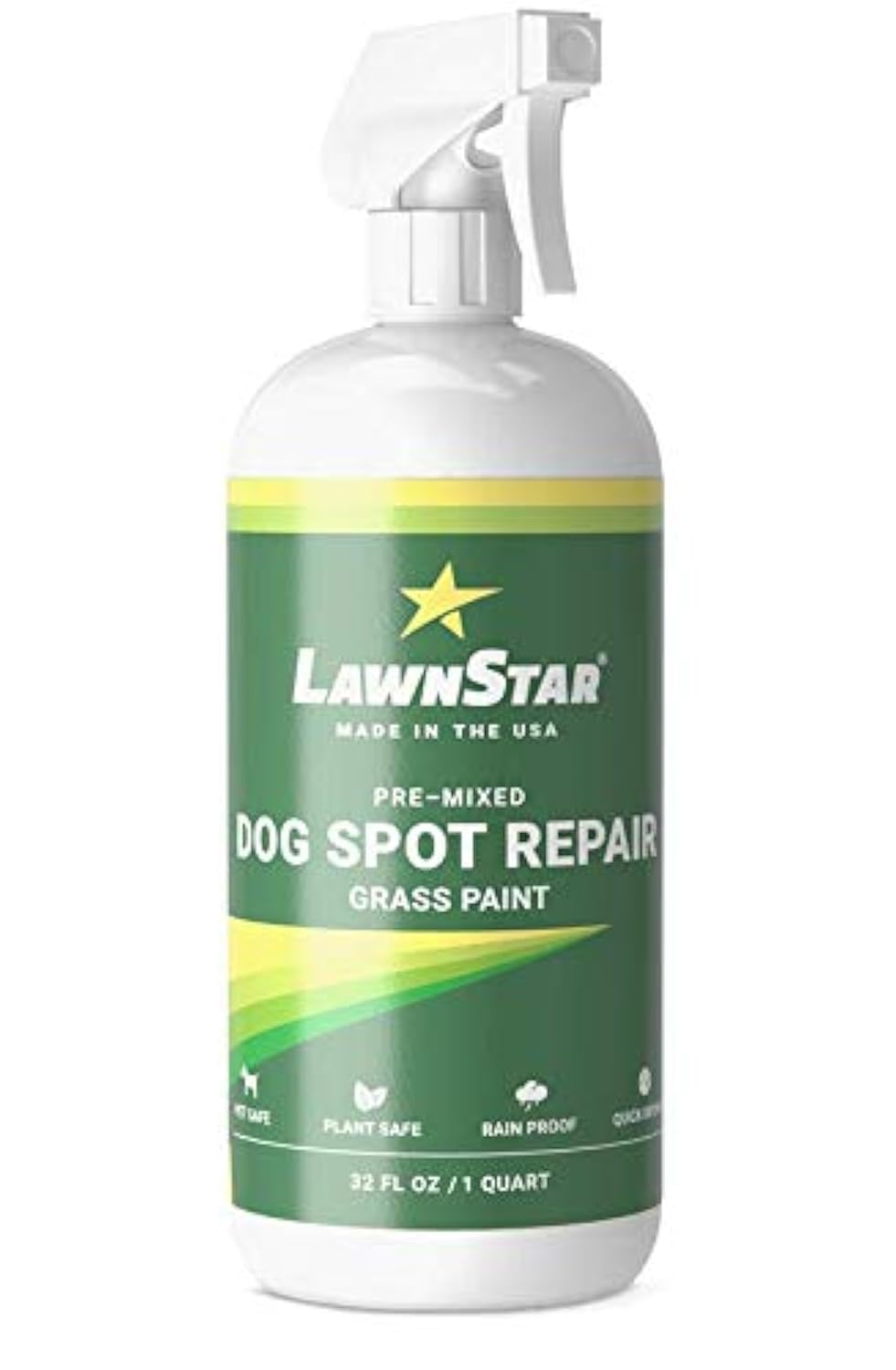 Dog Spot Repair Grass Paint, Pre-Mixed & Ready to Spray, 32oz