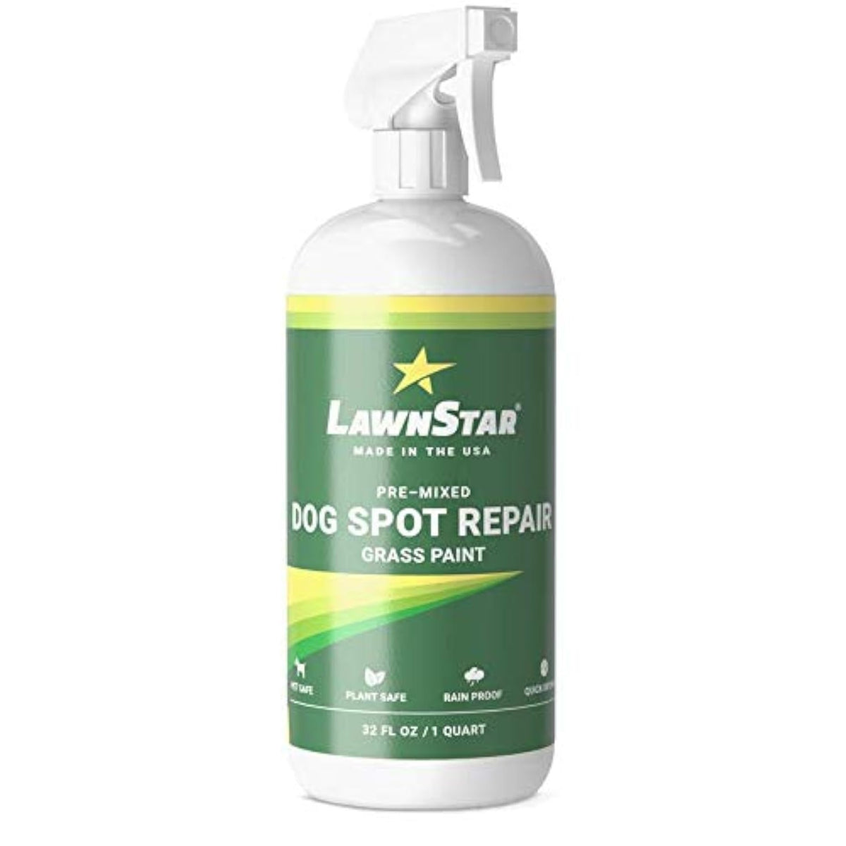 Dog Spot Repair Grass Paint, Pre-Mixed & Ready to Spray, 32oz