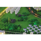 Buy now 32pcs 0.79-6.30inch Mixed Model Trees Accessories Model Train Scenery Architecture Trees Model Scenery with No Stands(All Green) at indiglob india