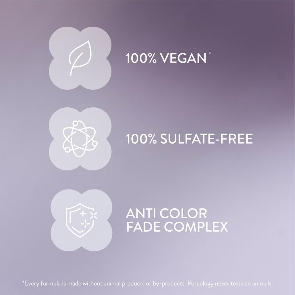 Pureology Hydrate Sheer Shampoo - Lightweight Hydrating Shampoo For Fine or Dry Color-Treated Hair, Silicone-Free & Vegan