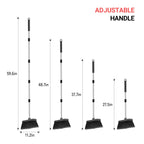 Angle Broom, 59‑in Long Handle Kitchen Brooms for Sweeping Indoor Dust