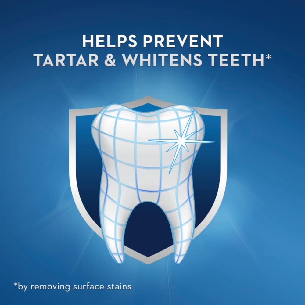 Buy now Crest Tartar Protection Whitening Cool Mint Flavor Toothpaste 8.2 Oz (Pack of 4) at indiglob india