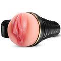 Male Masturbator, Kingdemer Sex Toys Realistic Pocket Pussy Vagina Textured with 7.5in Depth Lifelike Soft and Flesh Texture, Penis Training Masturbators Light Sex Machine Toy for Men