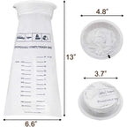 Buy now ATDAWN 50 Pack Emesis Bag, Disposable Vomit Bags, Aircraft & Car Sickness Bag, Nausea Bags for Travel Motion Sickness (White) at indiglob india