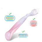 Replacement Handle Compatible with Gillette Venus, Comfort Glide Razor Handle Non-slip Ergonomic Handles for Women (Pink)