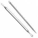 6 Pcs Pimple Popper Tool Kit Blackhead Remover, 410 Grade Stainless Steel | Professional Pimple Extractor Tool Kit for Blackheads, Comedone, Acne, Zit and Whiteheads, Stainless Steel Extraction Tools