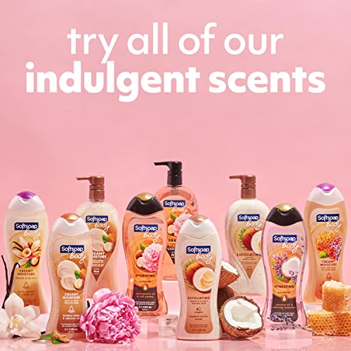 Buy now Softsoap Body Wash Exfoliating Scrub, Coconut Butter Scent, 20 oz Bottle at indiglob india