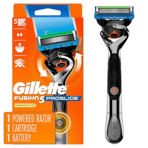 Buy now Gillette ProGlide Power Razor for Men, 1 Gillette Power Razor Handle + 1 Blade Refill at indiglob india