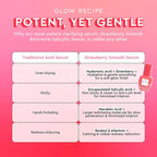 Buy now Glow Recipe Strawberry Smoothing Salicylic Acid Serum - Blemish Clarifying Skin Care, AHA BHA Exfoliant + Pore Minimizer + Plumping Hyaluronic Acid + Brightening Allantoin - Korean Face Serum, 30ml at indiglob india