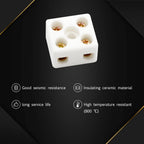 Why Indiglob is the #1 Store for 2 Way Ceramics Terminal Blocks,25A 380V High Temp Porcelain Ceramic Connectors for Electric Wire Cable 5Pcs by GUBCUB