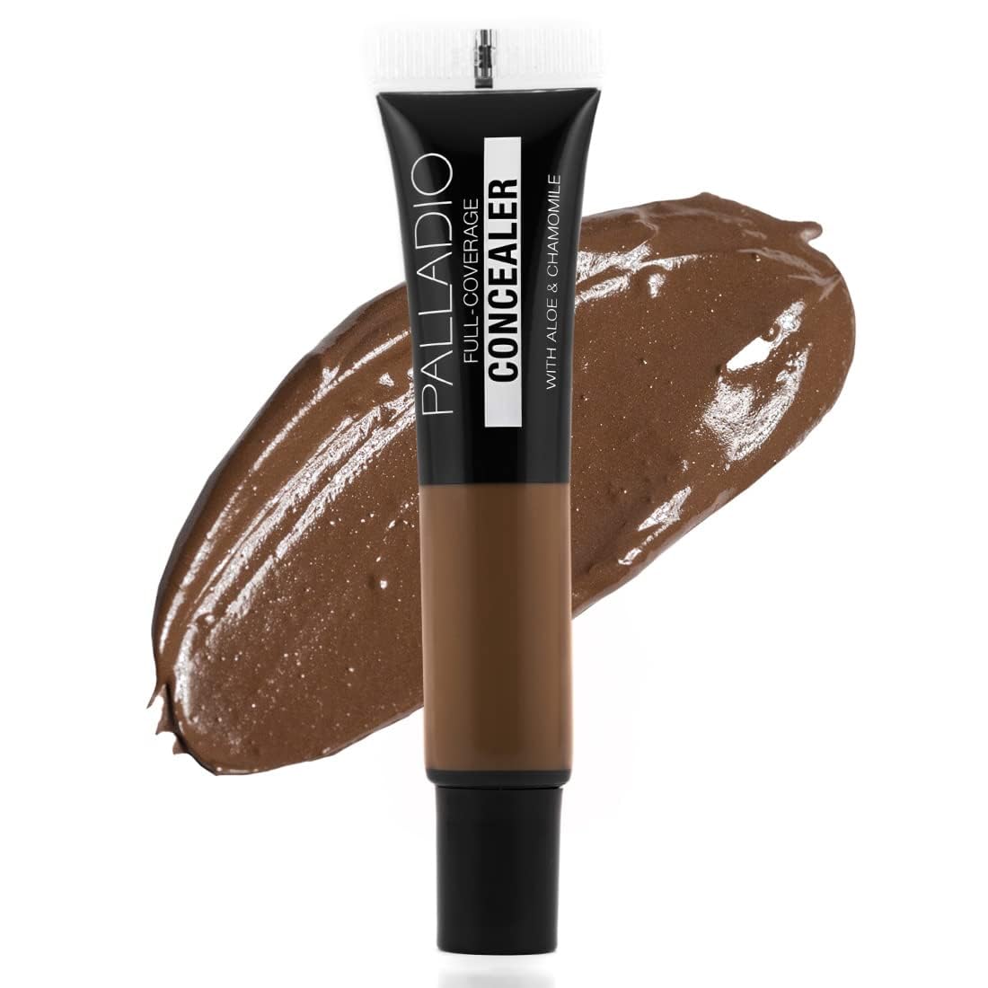 Buy now Palladio Full Coverage Concealer - Creamy Face & Under Eye Formula, Disguises Dark Circles, Blemishes, Fine Lines, Evens Skin Tone (Mocha) at indiglob india