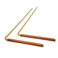 Buy now Solid Copper and Brass Dowsing Rods with Smooth Movement for Tracing Spiritual Energy Chi, Ghost Hunting, Water Divining, Finding Gold, Locating Lost Items or Answering Questions! Default at indiglob india