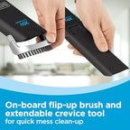 Buy now BLACK+DECKER dustbuster 20V Hand Vacuum Cordless Rechargeable, Car Vacuum Portable, Powerful Suction AdvancedClean Hand Vac with Extendible Crevice Tool, Flip-Up Brush and Charging Base (BDH2000L) at indiglob india