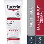 Buy now Eucerin Eczema Relief Cream, Full Body Lotion for Eczema-Prone Skin, Moisturizing Eczema Cream, Body Moisturizer, Multi-Pack, 8 oz. Tube (Pack of 3) at indiglob india