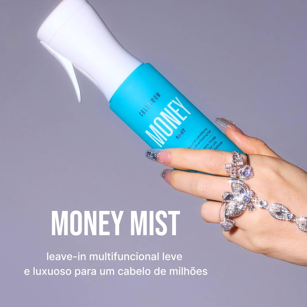 COLOR WOW Money Mist – Luxe Leave-In Conditioner | Luxe leave-in conditioner for glossy expensive-looking hair. Moisturizes, defrizzes, detangles, for silky hair all-in-one.