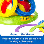 Buy now Fat Brain Toys 2-in-1 Musical Jump 'n Toss, Active Indoor/Outdoor Games for Kids Ages 4+, Fun Toys, Kids Activities at indiglob india