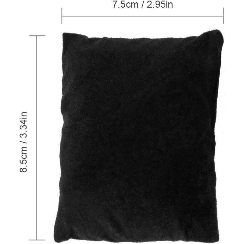 Buy now Watch Pillow, Velvet Watch Pillows for Box Bracelet Watch Pillow 20 Packs, Small Black Velvet Pillow 3.34'' x 2.95'', Jewelry Display Pillow Bracelet Bangle Cushions for Gift Box at indiglob india