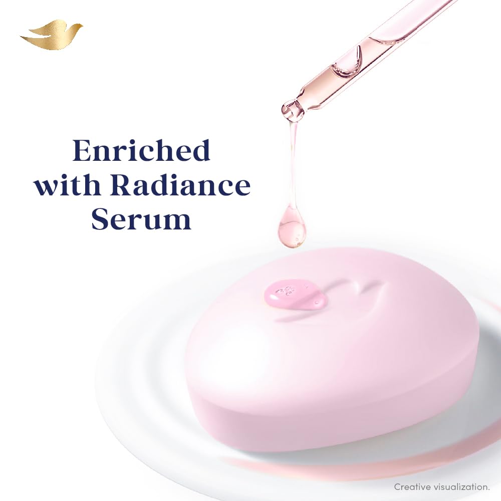 Dove Serum Bar | with Radiance Serum | Pink Radiance | 625g (125g x 5)