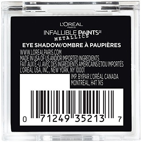 Buy now L'Oreal Paris Infallible Paints Eyeshadow Metallics, Rose Chrome, 0.09 oz. at indiglob india