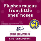 Buy now Little Remedies Little Noses Saline Spray Drops, 1 Fl Oz, Pack of 2 at indiglob india