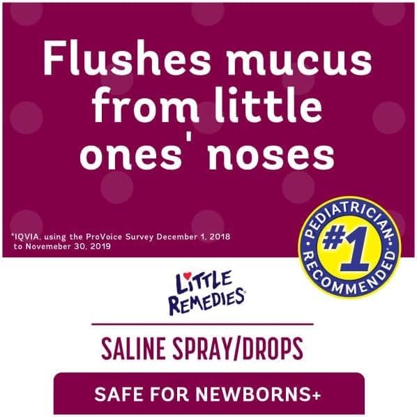 Buy now Little Remedies Little Noses Saline Spray Drops, 1 Fl Oz, Pack of 2 at indiglob india