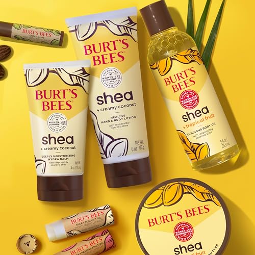 Buy now Burt's Bees Shea + Tropical Fruit Indulgent Hand and Body Butter, Non-Greasy, Antioxidant Rich for Glowing Skin, Non-Irritating, Natural Origin Skin Care, 11 oz. at indiglob india