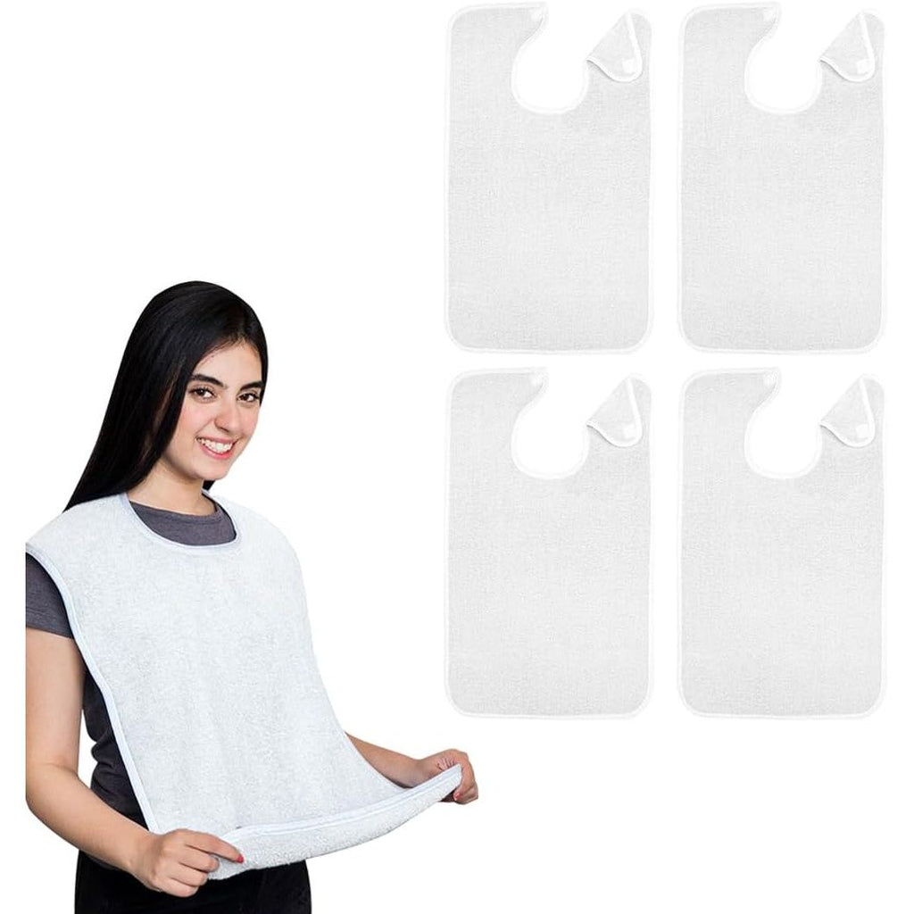 Buy now Avalon Towels Adult Bibs for Women 100% Cotton Bib for Adults for Eating - Terry Cloth Adult Bibs for Men Clothing Protectors at indiglob india