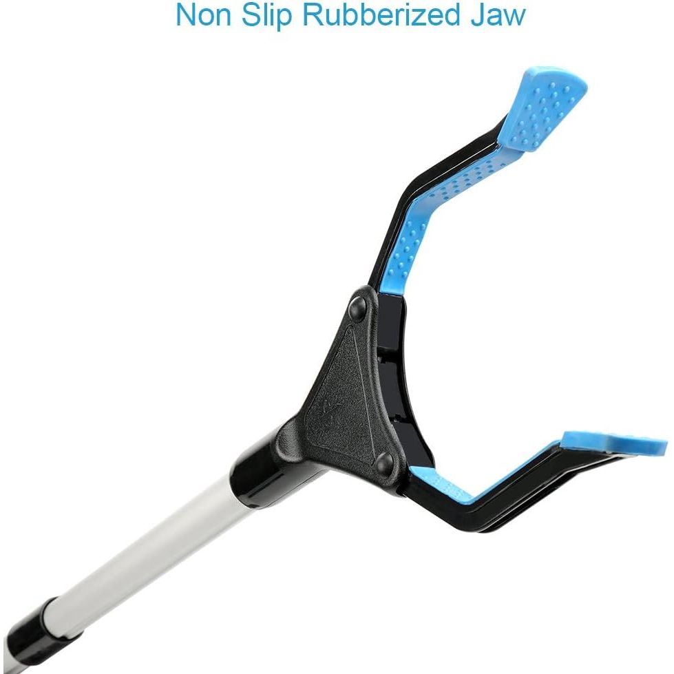 Buy now Grabber Reacher Tool, 32" Grabbers for Elderly, Lightweight Extra Long Handy Trash Claw Grabber, Mobility Aid Reaching Assist Tool for Trash Pick Up, Nabber, Litter Picker, Arm Extension (Blue) at indiglob india