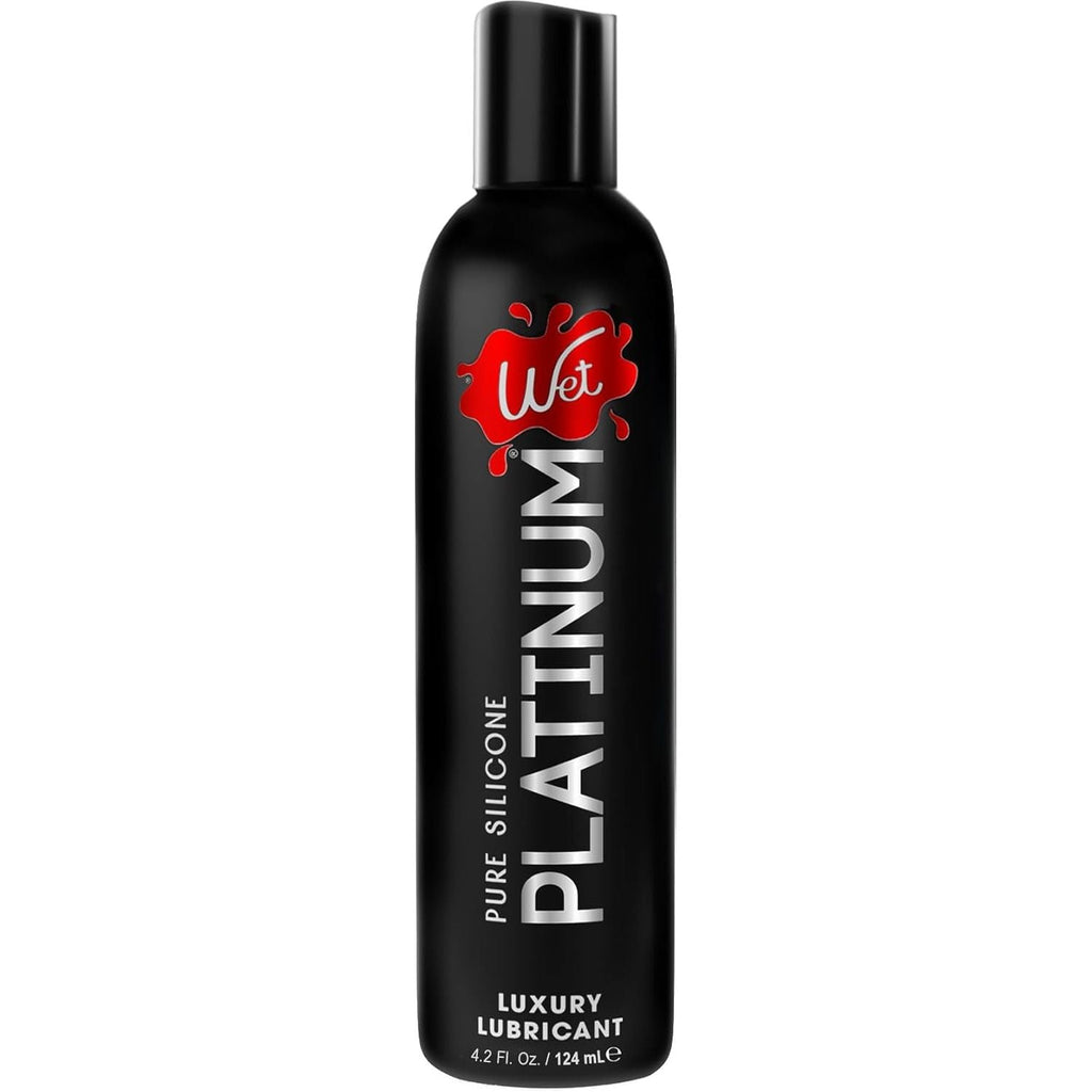 Buy now Wet Platinum Silicone-Based Personal Lubricant | Ultra Smooth, Super Slick, Hypoallergenic, Long-Lasting Performance, Waterproof Formula| Lube for Men, Women & Couples, 4.2 fl oz 4 Fl Oz (Pack of 1) Silicone-Based at indiglob india