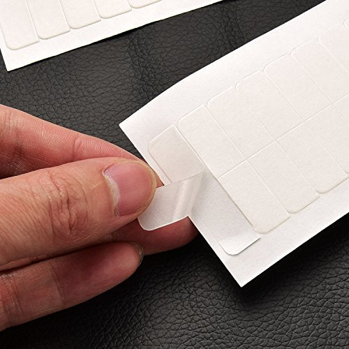 Buy now TecUnite 180 Pcs White Hair Extension Tape Tabs Bulk Double Sided Strong Adhesive Hair Tape in Extension Replacement Wig Strip Waterproof Beauty Tool for Cosplay Party Lace Wigs Toupee Hairpiece at indiglob india